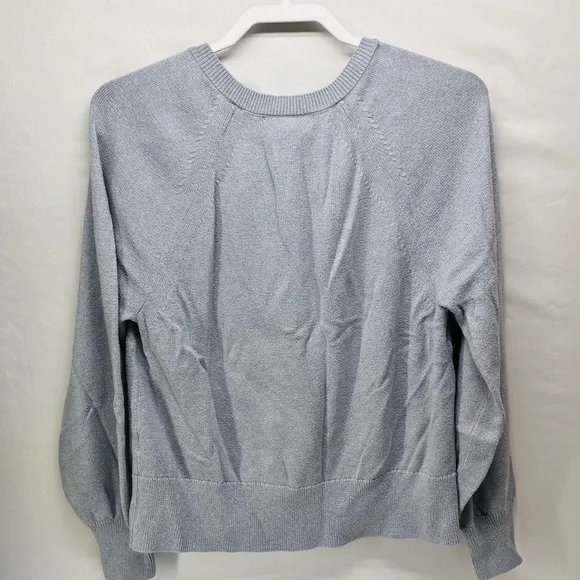Banana Republic Light Gray Crew Neck Sweater - Picture 2 of 6
